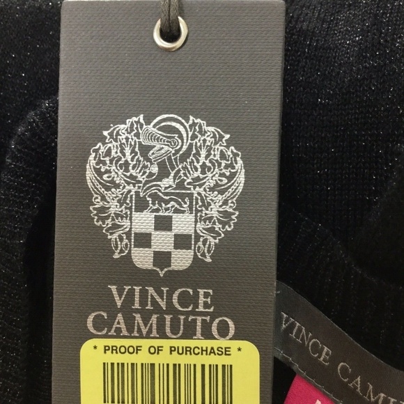 Vince Camuto Sweater Metallic Knit Cold Shoulder - Picture 8 of 8